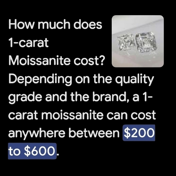 1 CT Moissanite Loose Diamond - Picture 11 of 12